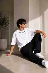 Little Bit Crazy Oversized T-Shirt for Men