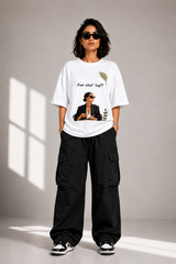 Kon Char Log??” Oversized Graphic T-Shirt