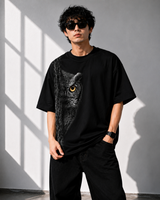 Shadow Owl Oversized T-Shirt for Men