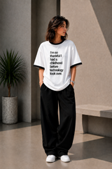 Before Technology Oversized T-Shirt