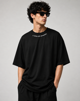 Little Bit Crazy Oversized T-Shirt for Men