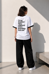 Before Technology Oversized T-Shirt