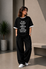 Before Technology Oversized T-Shirt