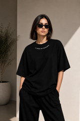Little Bit Crazy Oversized T-Shirt