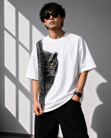 Shadow Owl Oversized T-Shirt for Men